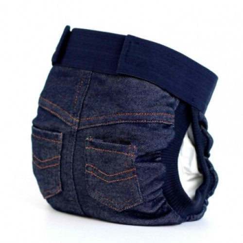 Washable Pocket Diaper Denim Jeans Baby Nappies